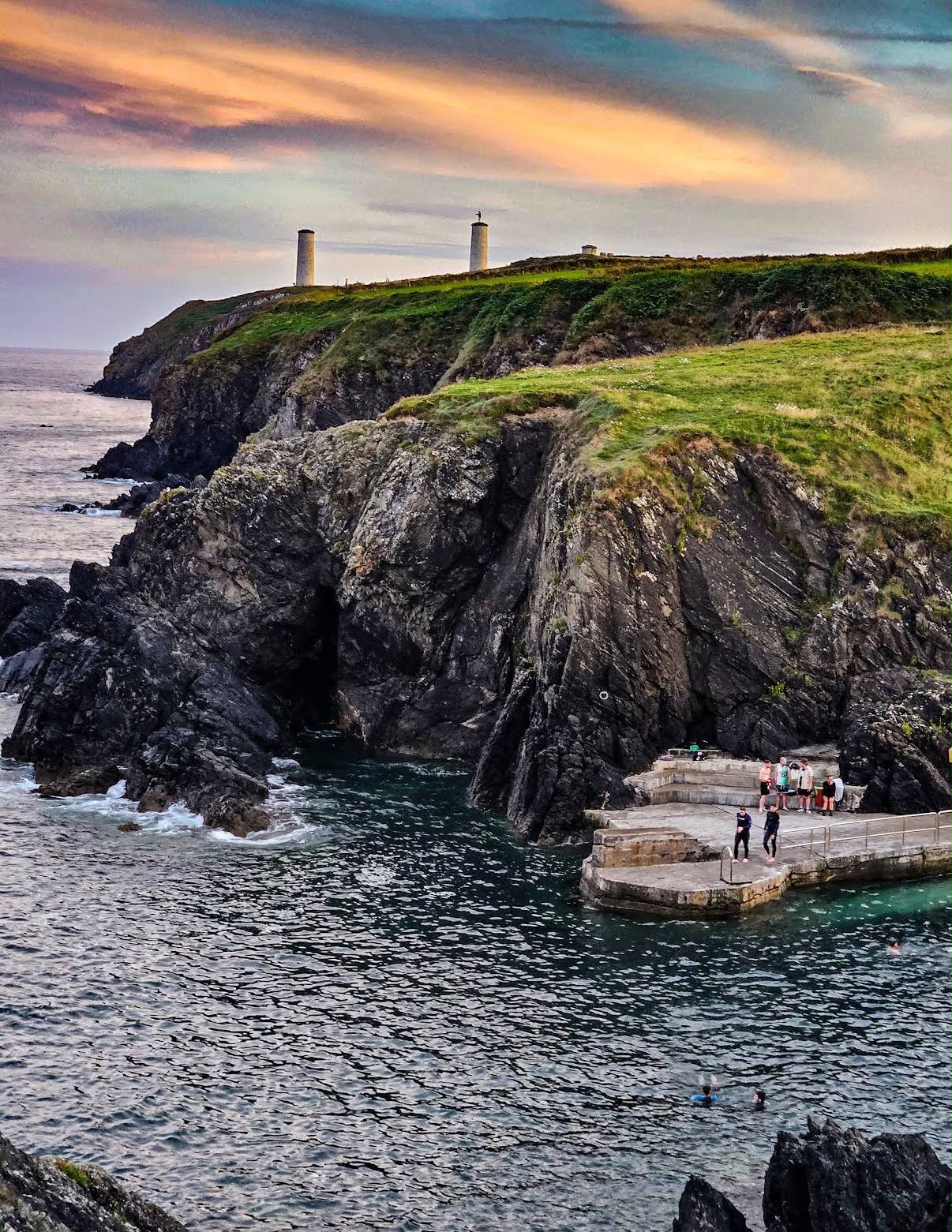 A scenic Irish coastal view