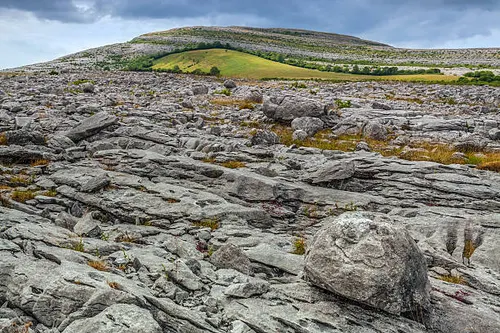 The Burren landscape in County Clare